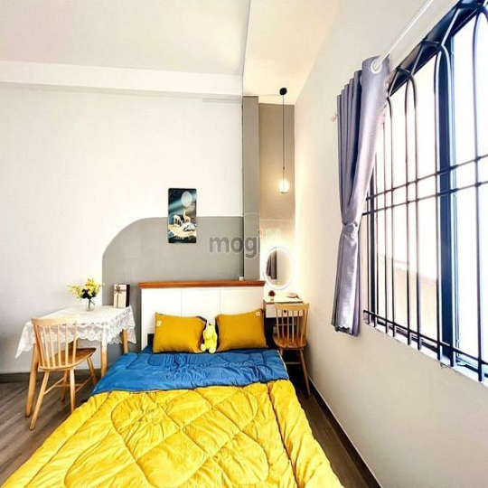 Căn Hộ Dịch Vụ - Tách Bếp + 1 Phòng Ngủ Riêng - Đầy Đủ Tiện Nghi