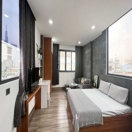 Trống Lại Căn Hộ Studio Cửa Sổ Thoáng_mất 3-5 phút tới ĐH GTVT-Hutech