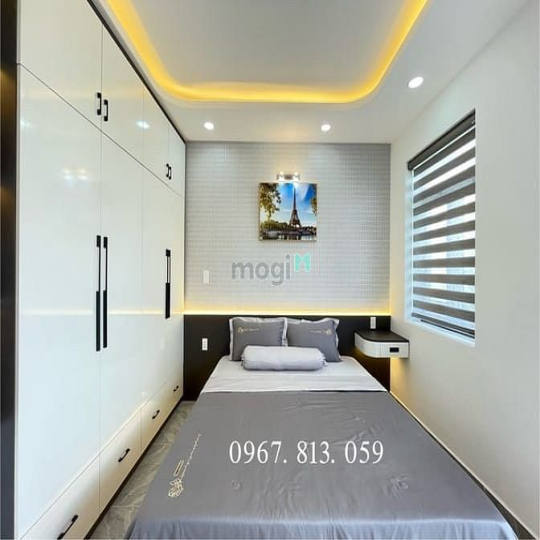 Nhà MTKD Đường Thạnh Lộc 47, DT:4x13M, Lửng, 3Lầu, 4PN, Gara xe hơi