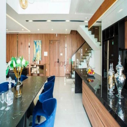 Penthouse Jamila Khang Điền đầy đủ nội thất cao cấp, view sông và TP