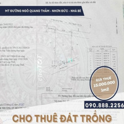 Cho Thuê GẤP Đất Trống (2073m2) Làm Kho Bãi, Xưởng Sản Xuất Nhà Bè