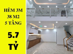 ✔️  Nhà đẹp Phan Chu Trinh P.24 Bình Thạnh - 38m2 - 5 tầng - 5.7 tỷ