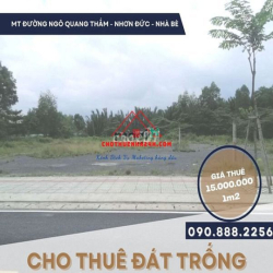 Cho Thuê GẤP Đất Trống (2073m2) Làm Kho Bãi, Xưởng Sản Xuất Nhà Bè