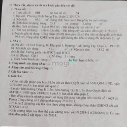 Bán nhà hẻm ô tô 41/10a đường 39 phường Bình Trưng Tây Quận 2 giá TL