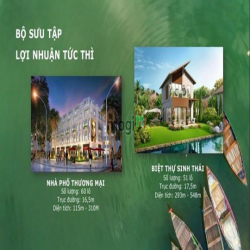 Hót , lợi nhuận ngay khi mua, làng biệt thự Bắc Hội An giá 15,8tr/m2