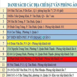 Văn phòng ảo - Đặt bảng tên đường Cao thắng Quận 3