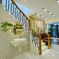 bán nhà hẻm xe hơi 1 sẹc sát MT Nguyễn Thái Sơn, 3,2 x 15 giá 6.35 tl