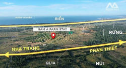 Bán cắt lỗ lô đất view biển cực đẹp 4860m2 Tuy Phong,ngay KDL Cổ Thạch