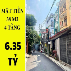 ✔️  Mặt Tiền Nguyễn Công Hoan P.7 Phú Nhuận - 38m2 - 4 tầng - 6.35 tỷ