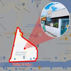 Diện tích 64m2. Mặt Tiền 4.5m. Hẻm thông 3.4m. Tiện xây Căn Hộ Dịch Vụ