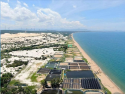 Cần bán 5000m2 mặt tiền biển xã Hòa Thắng, quy hoạch đất thương mại DV