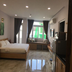 Căn hộ cao cấp Studio full nội thất ba công máy giặt riêng
