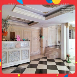 QTB. Bán Khách Sạn 12P (16P). Nhà MẶT TIỀN, căn góc. 167m2, 7T (H+TM).