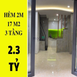 ✔️  Bán nhà Xô Viết Nghệ Tĩnh P.21 Bình Thạnh- 17m2 - 3 tầng - 2.3 tỷ