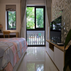 Siêu xinh lung linh căn hộ mini studio nội thất cửa sổ thoáng mát