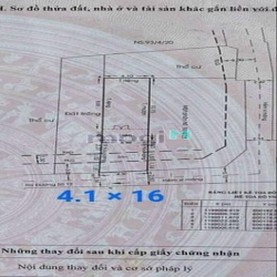 Bán nhà rộng hẻm thông (4,1x16) Hẻm 350/ Nguyễn Văn Lượng P16 Gò Vấp
