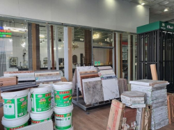 Bán nhà cùng mặt tiền kinh doanh dt747B chân cầu khánh vân tân uyên