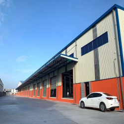 Cho thuê 7000m2 kho tiêu chuẩn PCCC tại KCN Đài Tư giá 6$/m2