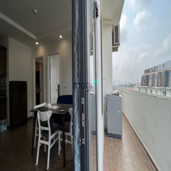 ⚜️Penthouse 2PN 2WC ban công vòng cung view hồ bơi, gym, khu Thảo Điền