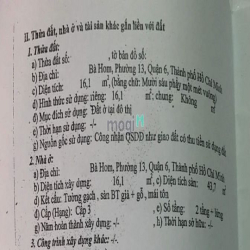 Bán nhà Bà Hom SHR, trệt, lửng lầu, 2 phòng ngủ, giá 1.79 tỷ!