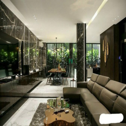 Cho thuê biệt thự  song lập dt 10,5x19m giá 45tr/th , PMH, Q7