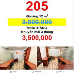 Cho Thuê  Văn Phòng Giá Rẻ Quận Tân Phú