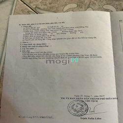 Bán Lô Đất Giá Đầu Tư Phường Tân Vạn Giá Chỉ: 1Tỷ 350Triệu