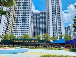 Shophouse Vinhomes Grand Park diện tích 162m2, khu dân cư sầm uất.