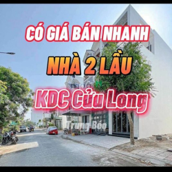 Bán gấp - Nhà 2 lầu phong cách hiện đại đường số 2 KDC Cửu Long