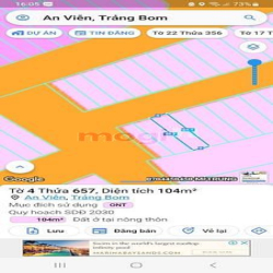 Bán lô đất thổ cư, xã An Viễn, huyện Trảng Bom, Đồng Nai