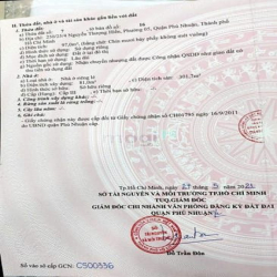 Nhà 97m2-13 tỷ, nguyễn thượng hiền P.5, dòng tiền cho thuê 60tr/tháng
