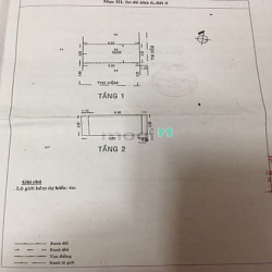 Bán nhà hẻm đường Âu Cơ, Tân Thành, Tân Phú, 4.2x9.2, 1 lầu