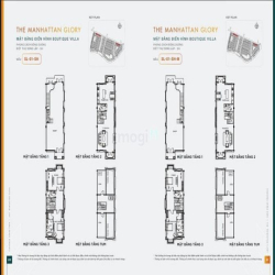 Biệt thự The Manhattan- Vinhomes Grand Park diện tích 200m2 vuông đẹp.