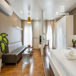 Căn hộ 1 phòng ngủ cao cấp có HỒ BƠI GYM_ngay Hoàng Diệu, gần Sân Bay