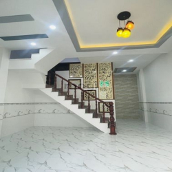 nhà mới 2 tầng hẻm xe hơi thông ngang 5m Tân chánh hiệp q12 nhỉnh 3 ty