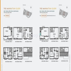 nhà phố The Manhattan Glory- Vinhomes Grand Park diện tích 96m2.