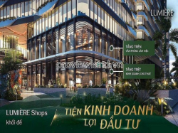 Mở bán 18 căn Shophouse Lumiere Riverside từ 250tr/m2, TT kéo dài