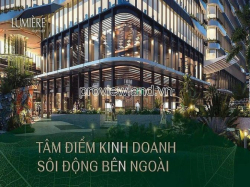 Mở bán 18 căn Shophouse Lumiere Riverside từ 250tr/m2, TT kéo dài