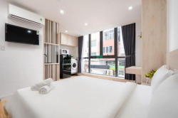 Căn hộ full nội thất cửa sổ full nội thất Phạm Ngũ Lão