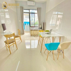 Cho thuê căn hộ gác ban công 40m2 máy giặt riêng  gần ngã 4 Bảy Hiền