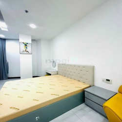 Studio gần Lotte - gần chợ, 5p để đi TDT, Rmit, mất 7p qua quận 1, 4