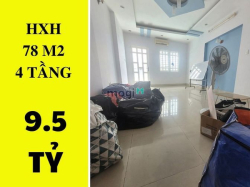 ✔️  Nhà Hẻm xe hơi Bình Lợi P.13 Bình Thạnh  - 78m2 - 4 tầng - 9.5 tỷ