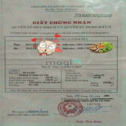 Bán nhà mặt tiền rộng (10,4x17) số 84 An Hội P13 Gò Vấp (chợ Rau)