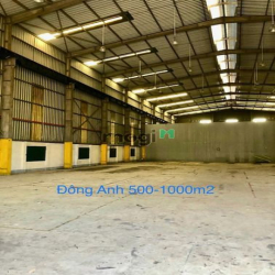 Cần cho thuê làm kho xưởng với diện tích từ 200-1000m2