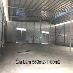 Cần cho thuê làm kho xưởng với diện tích từ 200-1000m2