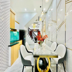 Bán nhà Hẻm 3m Lê Văn Thọ, P.9, GV, 4 x 13m; 4 tầng, giá: 5.8 tỷ TL