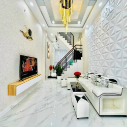 Bán nhà Hẻm 3m Lê Văn Thọ, P.9, GV, 4 x 13m; 4 tầng, giá: 5.8 tỷ TL