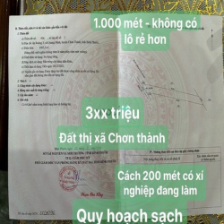 Giá rẻ - bán đất thị xã Chơn Thành tỉnh Bình Phước - chỉ từ 3xx triệu