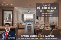 Bán căn hộ Alphanam Luxury Apartment Đà Nẵng,50tr/m2, full nội thất.