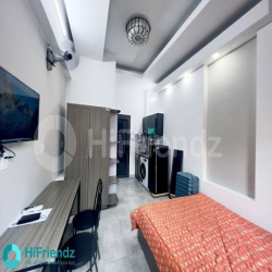 Studio Ban Công/Cửa sổ_Full nội thất_Nhà mới Hiện Đại_cầu vượt NTP